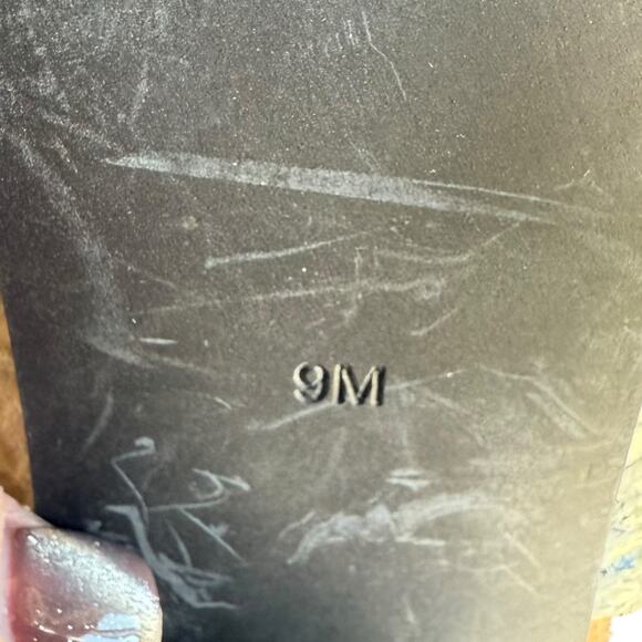 Juicy Couture Women's Y2K Snake Skin Open Toe Ultra High Block Heels - Size 9 - Picture 10 of 10